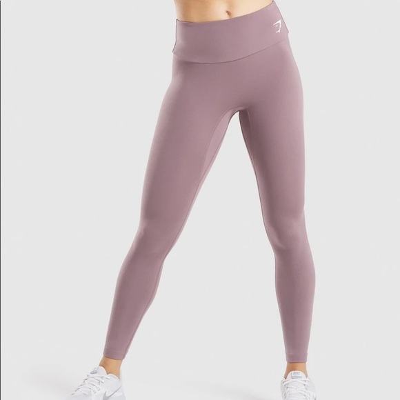 Gymshark Pants - Taupe Gymshark Training Leggings Medium
